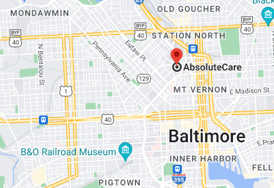 Baltimore Clinic Location map